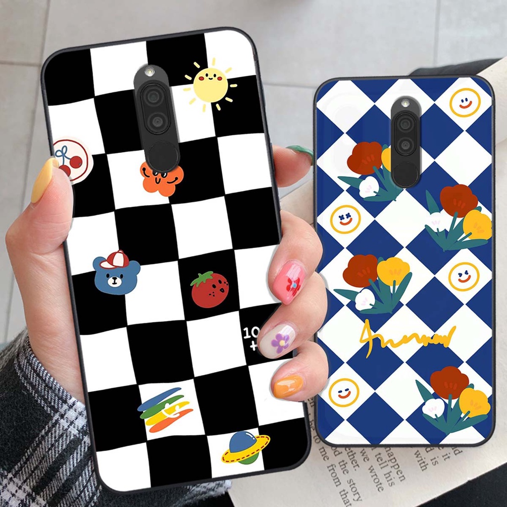 Ốp Xiaomi Redmi 8 họa tiết hoa, gấu thời trang, ốp dẻo bền đẹp