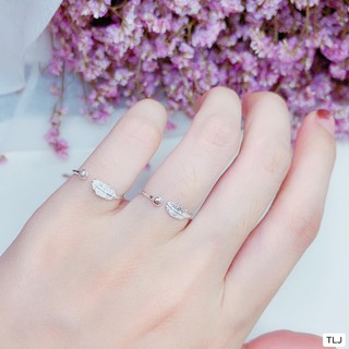 NHẪN BẠC TA BASIC💝FREESHIP💝Nhẫn lông vũ