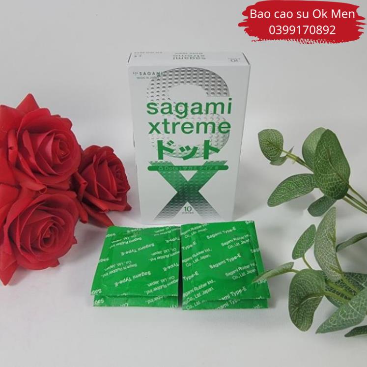 Bao Cao Su Sagami Xtreme White, BCS gai Nhật Bản hộp 10 BCS