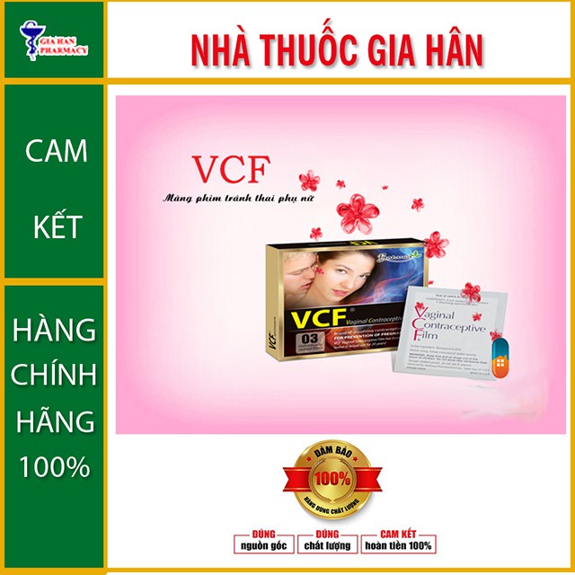 Màng Phim Tránh Thai VCF Combo 2 hộp - Nhập Khẩu Từ Mỹ (USA)