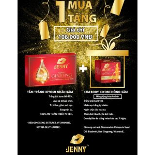[MUA 1 TẶNG 1] TẮM TRẮNG NHÂN SÂM 108K tặng 1body nhân sâm