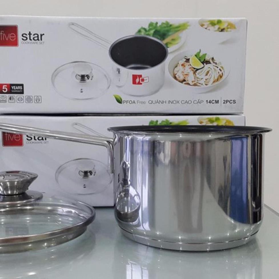 Nồi nấu bột inox 3 đáy chống dính FIVE STAR - hàng loại 1