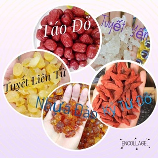 Sét nguyên liệu nấu chè dưỡng nhan