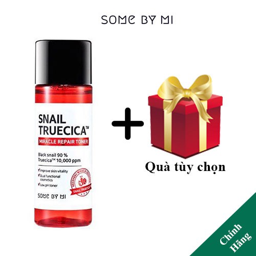 [Mini] Nước Hoa Hồng Some By Mi Dưỡng Hỗ Trợ Phục Hồi Da, Mờ Thâm Sẹo Snail Truecica Miracle Repair Toner 30ml