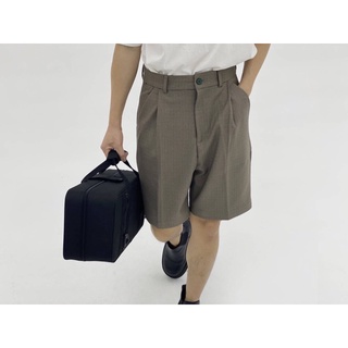 Quần short vải kẻ zii