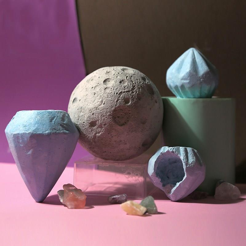 AThăm dò mặt trăng Hộp mù khoáng sản cho trẻ em Kho báu tinh thể Đào Khảo cổ học Hướng dẫn sử dụng Đồ chơi