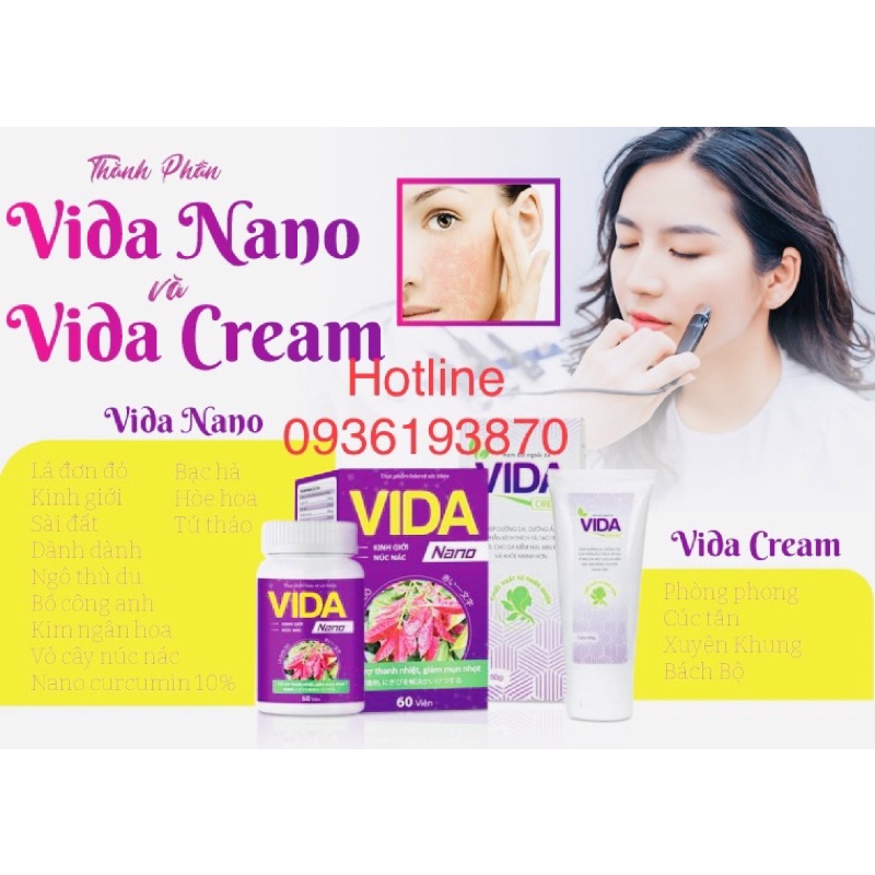 ✅ VIDA NANO 👍  ❤️ Vida Nano giúp hỗ trợ da cơ địa mụn nhọt