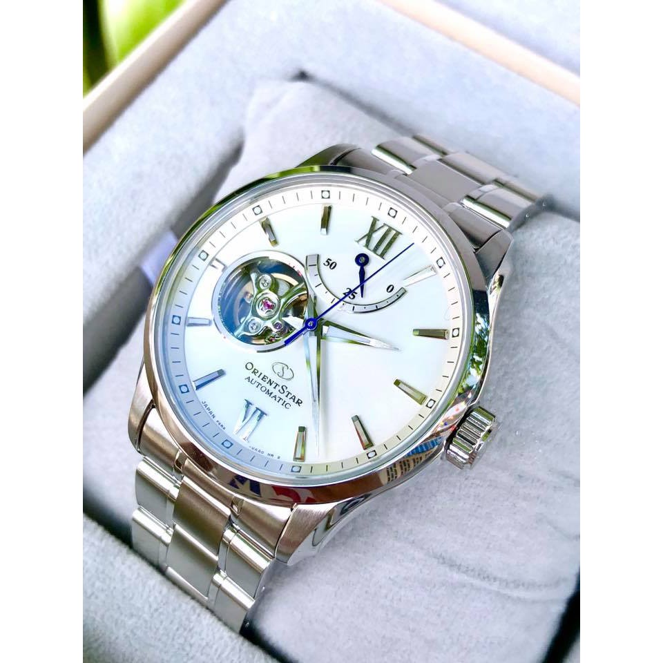 Đồng hồ nam Orient Star Semi Skeleton RE-AT0003S00B - Máy Automatic cơ - Kính Sapphire