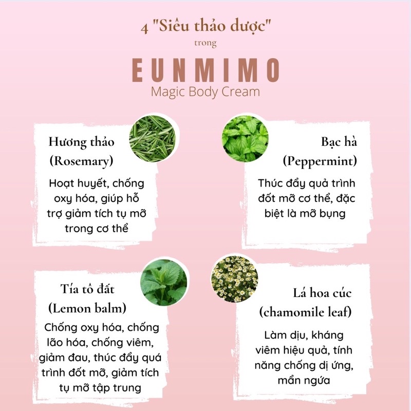 Gel Giảm Mỡ EUNMIMO (Đảm bảo kết quả bất ngờ)