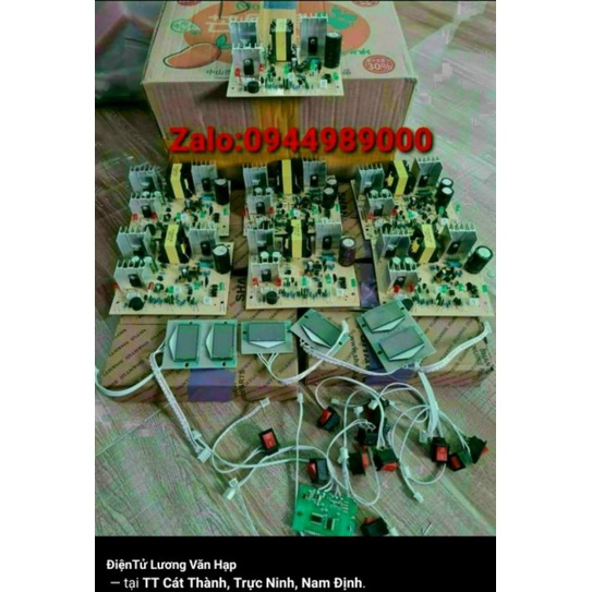 Mạch sạc bình 12V 24V 200Ah hiển thị LCD