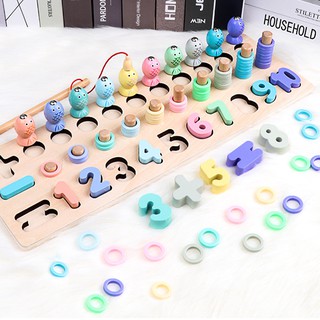 Đồ Chơi bằng gỗ Xây Dựng Học Tập Cho Bé Arpakasso - Đồ chơi phát triển trí tuệ cho trẻ em - Dành Cho Bé Yêu