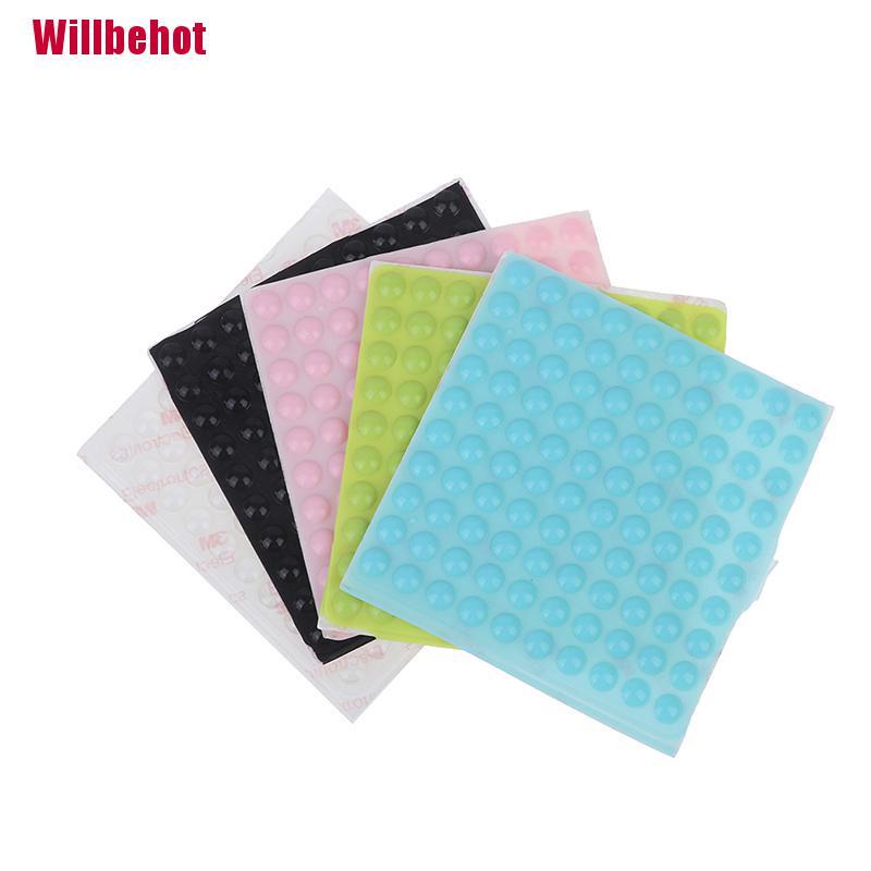 Set 100 miếng dán cao su chống va chạm dành cho chân cửa tủ
