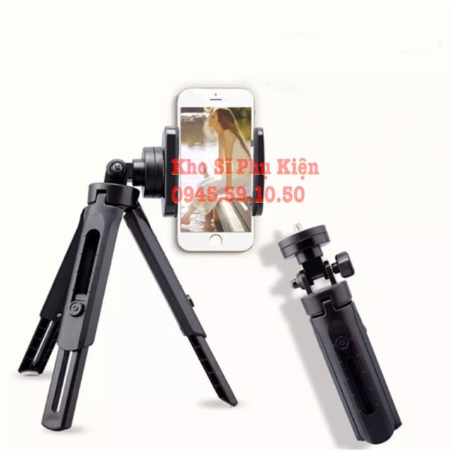 Giá Đỡ Mini Xếp Gọn 3 Chân Tripod Support MT01 Xoay 360 Độ