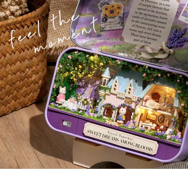 Mô hình nhà gỗ búp bê Dollhouse DIY - Q010 Sweet Dream