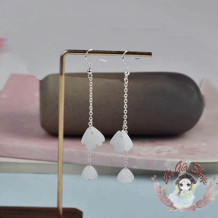 [Nhiều mẫu] Bông tai kute hình quạt trang sức cổ điển