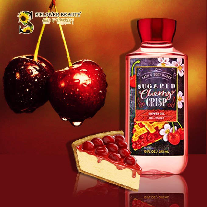 🍒 Sugared Cherry Crisp 🍰 | Bộ Sản Phẩm Gel Tắm - Dưỡng Thể - Xịt Thơm Toàn Thân Bath & Body Works | BigBuy360 - bigbuy360.vn