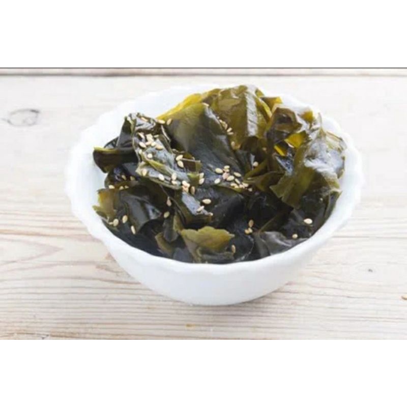 Gói 100g rong biển wakame. Nấu món Nhật, lẩu, súp miso, nấu canh, trộn salad, nấu mì udon, xào