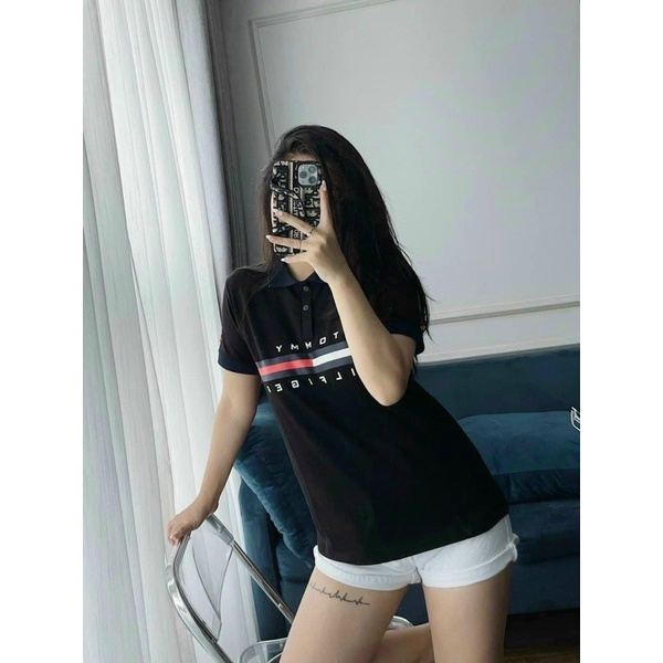 Áo polo chữ TM