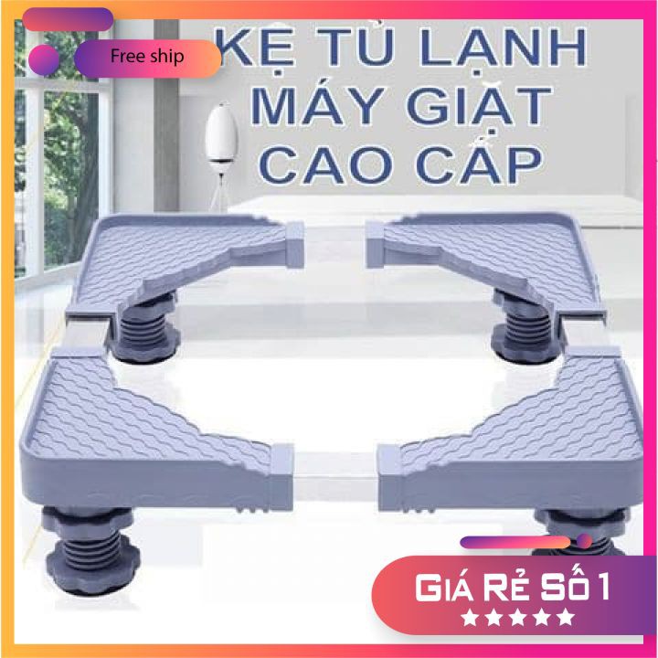 [HÀNG LOẠI 1]Chân Kê Máy Giặt Tủ Lạnh Đế Kê Chân Tủ Lạnh Máy Giặt Bằng Inox Đa Năng | BigBuy360 - bigbuy360.vn