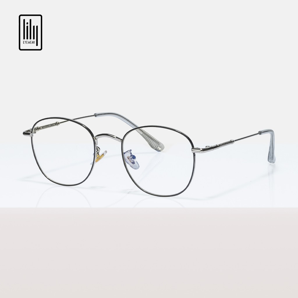 Gọng kính cận kim loại nam nữa Lilyeyewear viền mảnh , mắt tròn , nhiều màu sắc - 5261 | BigBuy360 - bigbuy360.vn