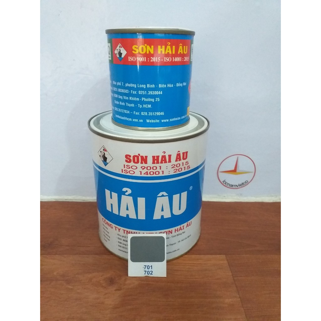 Sơn lót chống rỉ Epoxy Hải Âu màu xám EP 702 (1L/bộ)