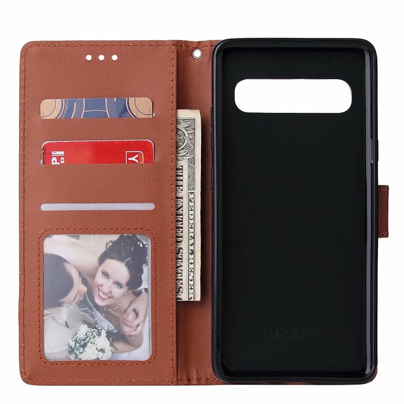 Case For Samsung Galaxy S5 S6 S7 EDGE S8 S9 S10 Plus s10e lite Note 4 5 8 9 Note 10 Plus 5G Cover Flip leather wallet soft case