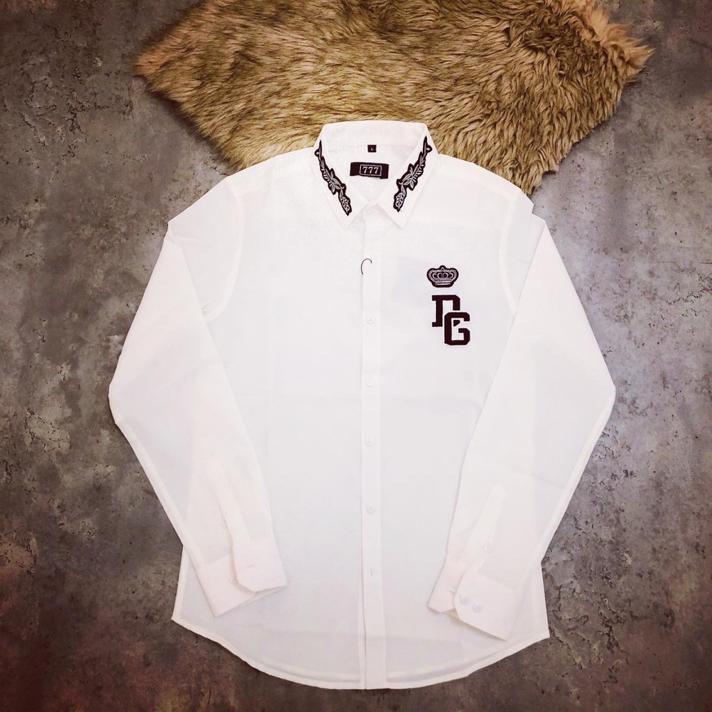 Áo Sơ Mi Nam Phối Chữ hàng chuẩn shop vải  mềm mịn 💥 | BigBuy360 - bigbuy360.vn