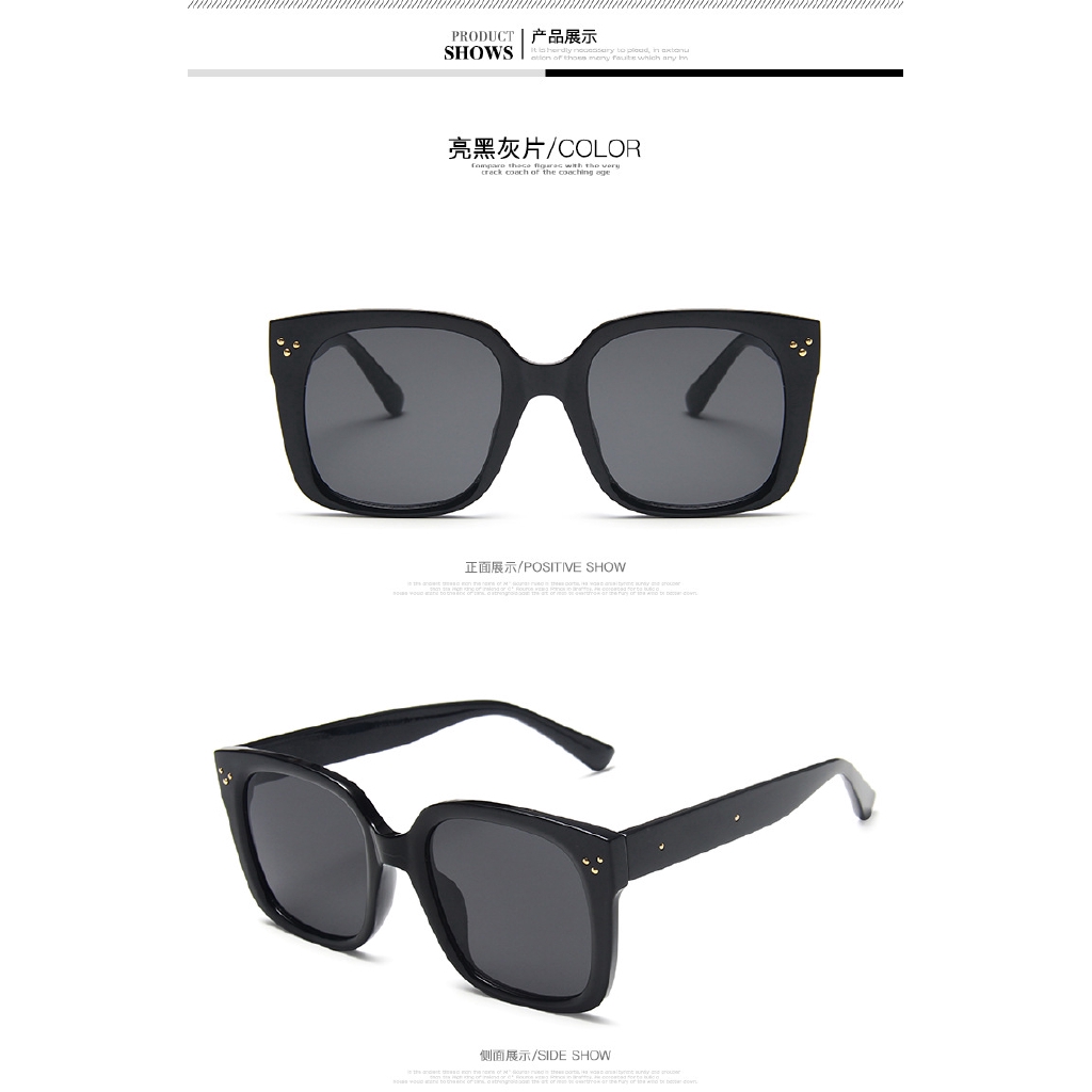 Kính Mát Gọng Vuông Phong Cách Hàn Quốc Cho Nữ