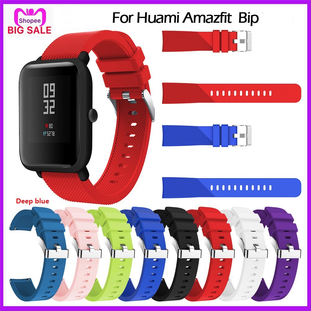 Dây đeo silicon chống nước 20mm Xiaomi Huami Amazfit Bip/Amazfit bip lite