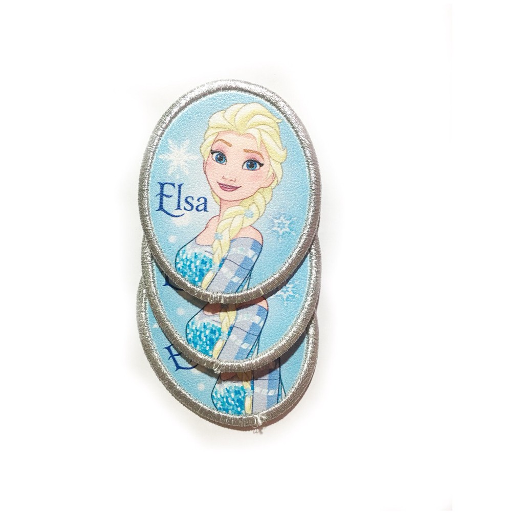 Sticker Ủi, Miếng Pacth Ủi Hình Nữ Hoàng Băng Giá Elsa Dùng Trang Trí Quần Áo, Mũ Nón, Túi Xách Cho Bé