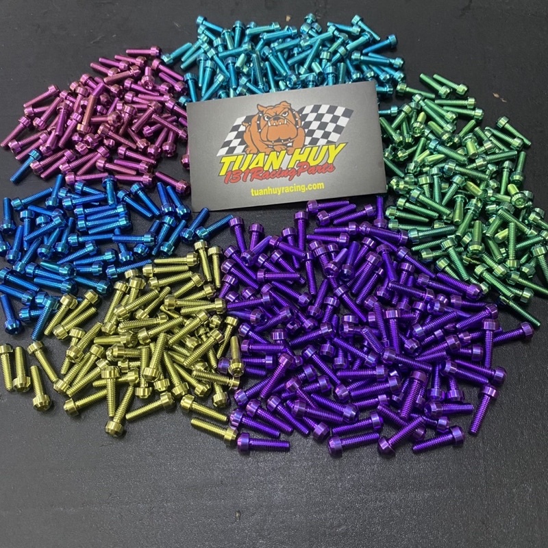 Ốc titan gr5 4li15 trụ bắt dàn áo và nắp dầu