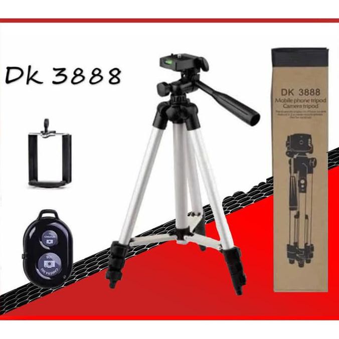 Chân Máy Ảnh Yunteng Dk-3888 Bằng Nhôm Có Thể Gấp Gọn Kèm Điều Khiển Từ Xa