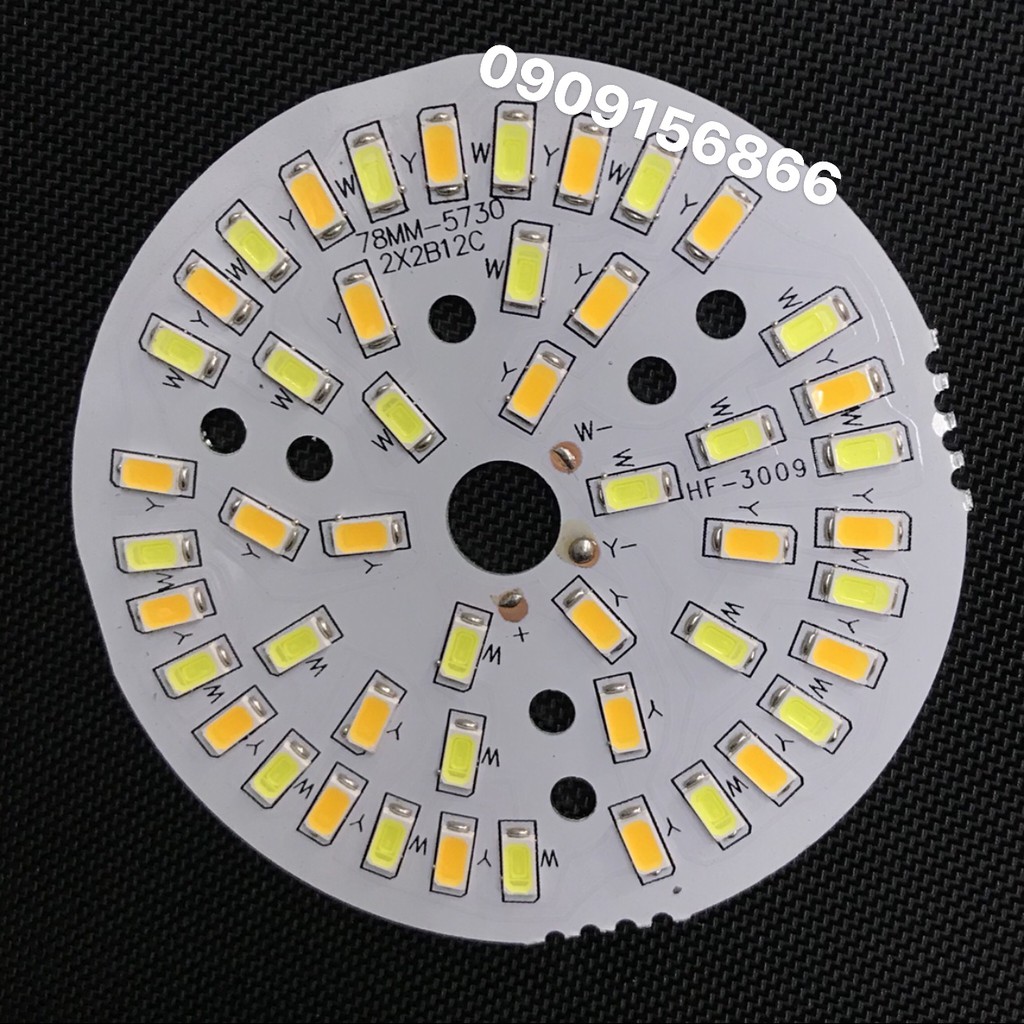 Led vỉ tròn 3 màu 3w-5w-7w-9w-12w