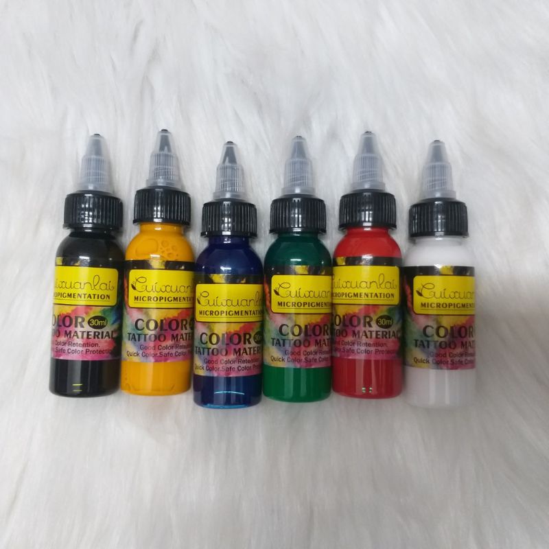 Mực tatto xăm hình mini hữu cơ siêu đẹp bám màu nhanh