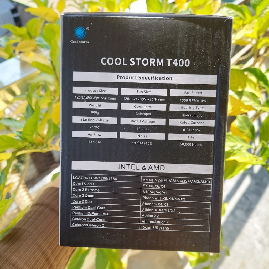 Tản nhiệt khí CPU Cool Storm T400 Red RGB