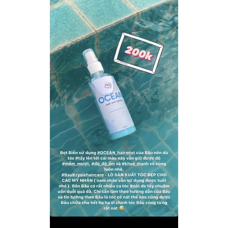 OCEAN Hair Mist - Xịt Dưỡng Tóc Chiết Xuất Protein ( Handmade ) | BigBuy360 - bigbuy360.vn