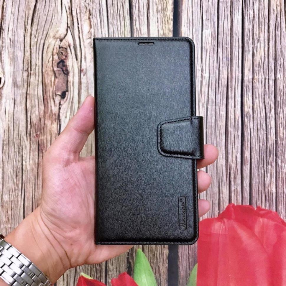 Bao da dạng ví Oppo Reno 4 / Oppo Reno 4 Pro hiệu Hanman cao cấp, ngăn đựng thẻ ATM tiền tiện lợi