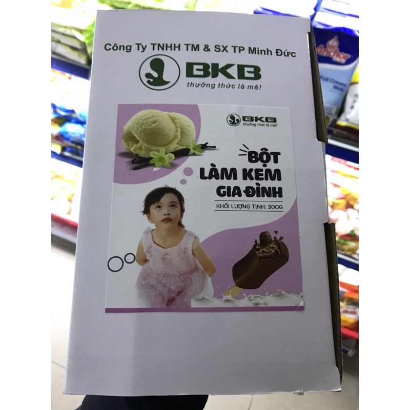 Bột làm kem tại nhà vị socola