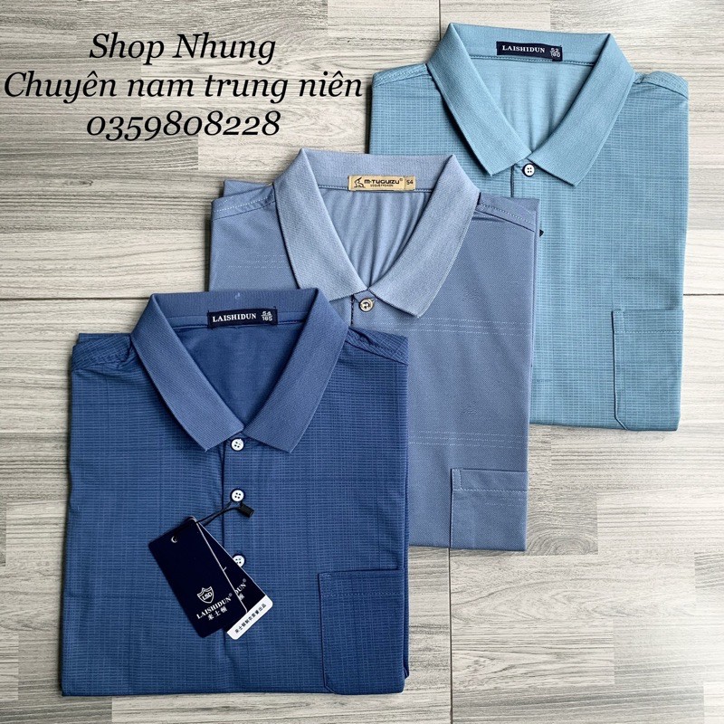 áo thun cộc tay trung niên chất cực đẹp mát có cổ có túi nhièu mẫu lựa chọn | BigBuy360 - bigbuy360.vn