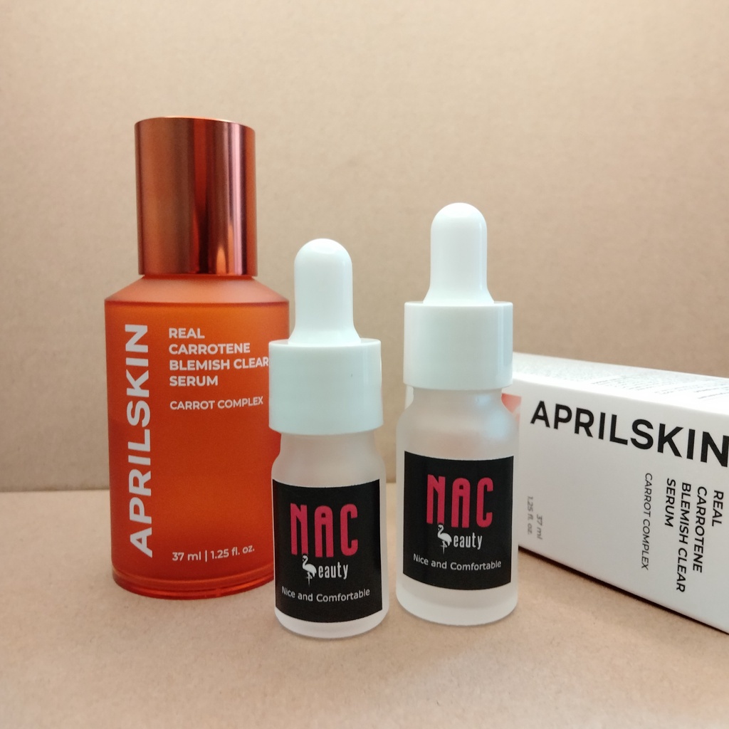 Tinh Chất Giảm Mụn Phục Hồi Sáng Da Sau Mụn Chiết Xuất Cà Rốt AprilSkin Real Carrot Serum 37ml