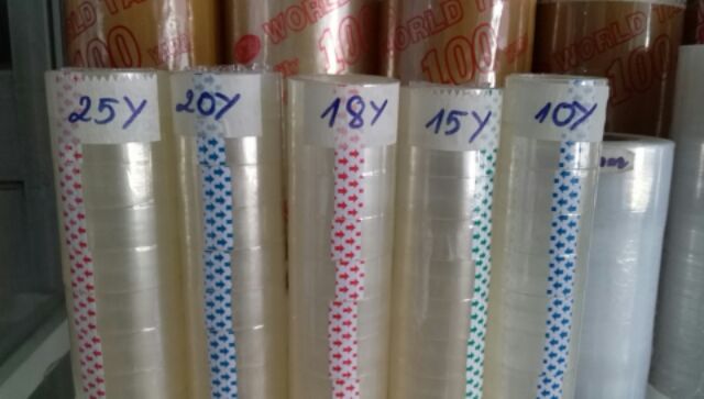 1 cây Băng keo văn phòng phẩm 18MM  cây 10 cuộn