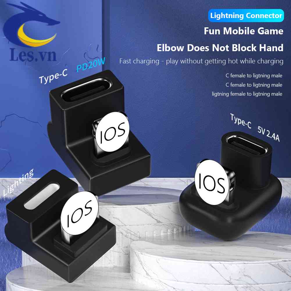 Bộ ChuyểN ĐổI Type-C Lỗ CắM 5V 2.4A / 8 Pin Sang ĐầU CắM 8 Pin