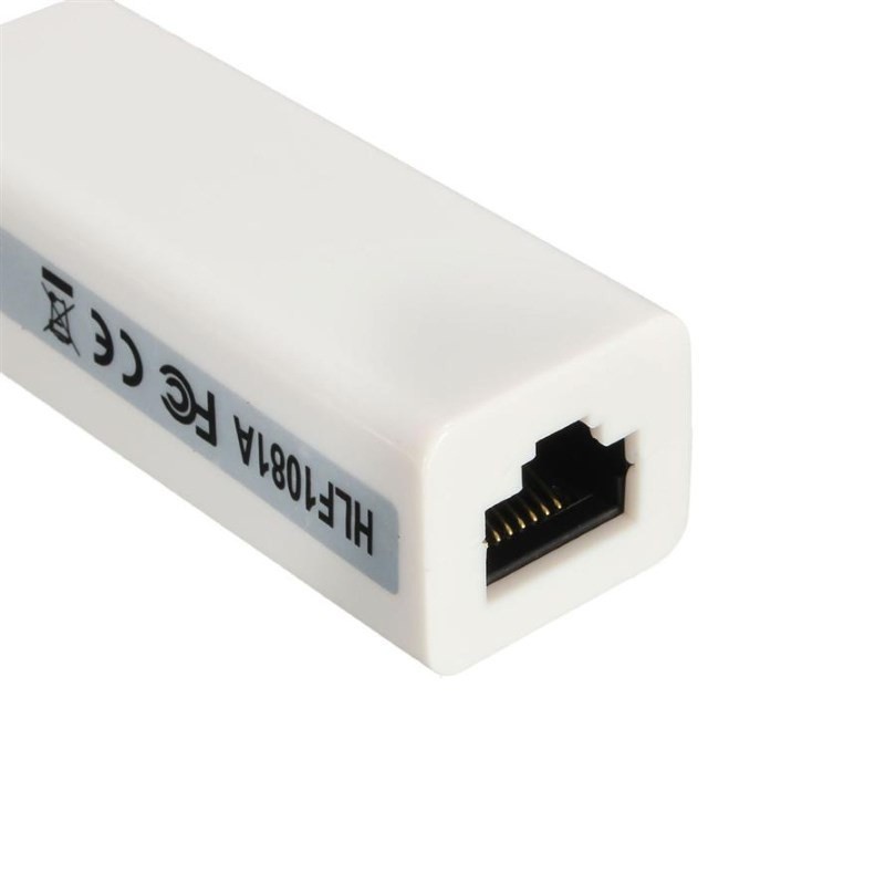 BỘ CHUYỂN ĐỔI USB RA LAN RJ45 (TRẮNG) USB 2.0 TO FAST ETHERNET - BỘ CHUYỂN ĐỔI USB RA LAN RJ45