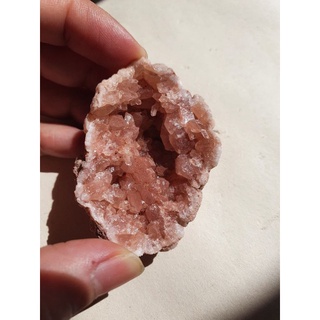 Đá thach anh pink amethyst cụm