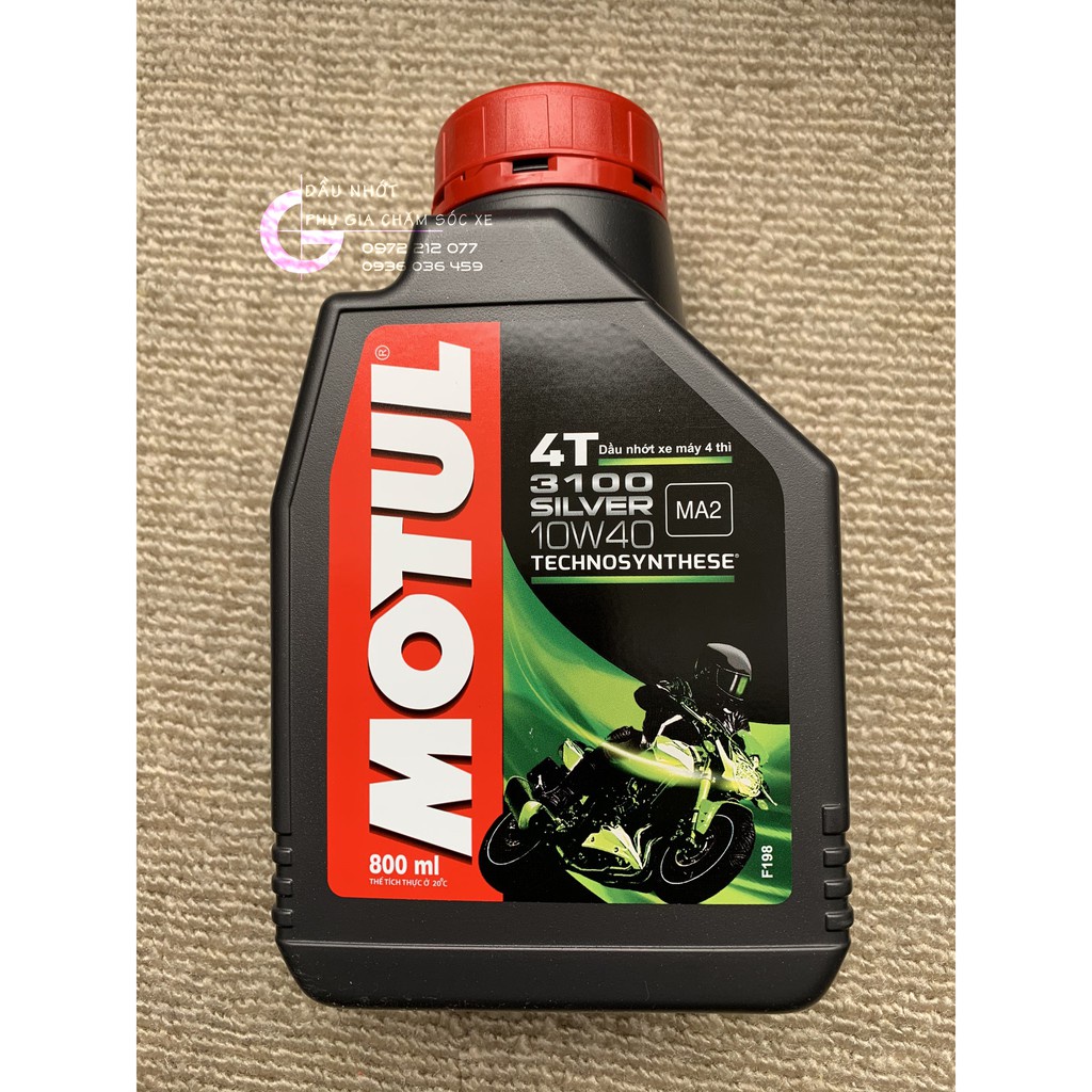 Dầu nhớt Motul Silver 10W40 bán tổng hợp cho xe số