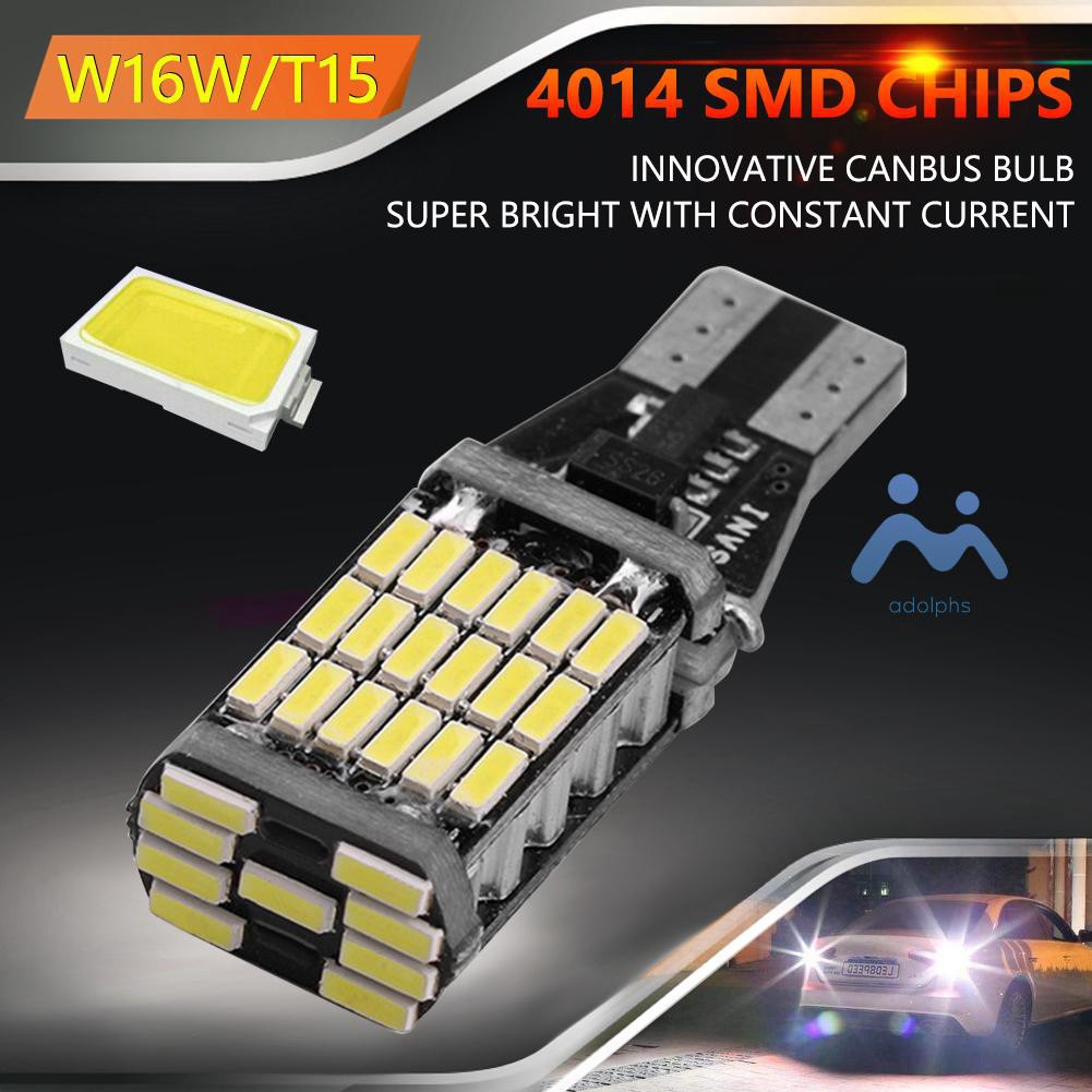 bóng đèn lùi xe siêu sáng T15 W16W 921 45 SMD LED 4014 cho ô tô xe máy báo rẽ xi nhan