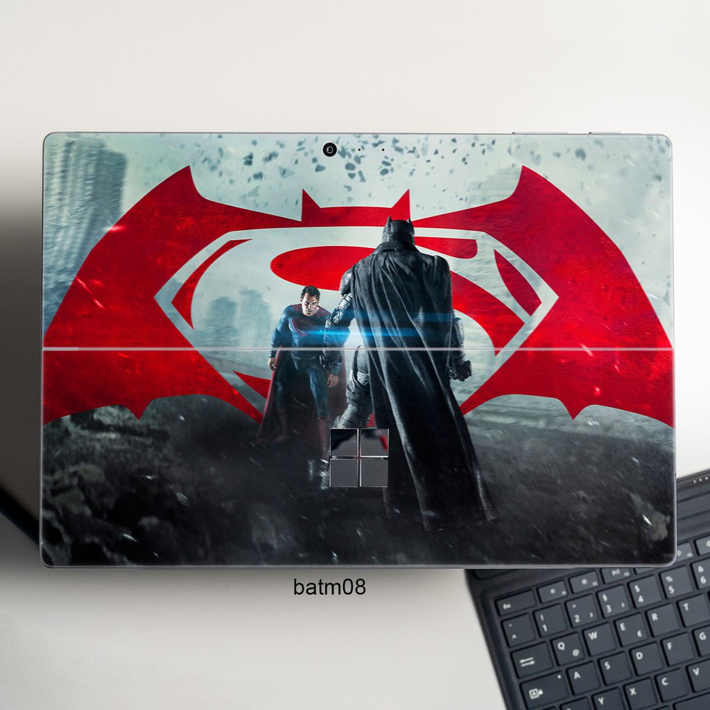 Skin dán hình Batman cho Surface Go, Pro 2, Pro 3, Pro 4, Pro 5, Pro 6, Pro 7, Pro X