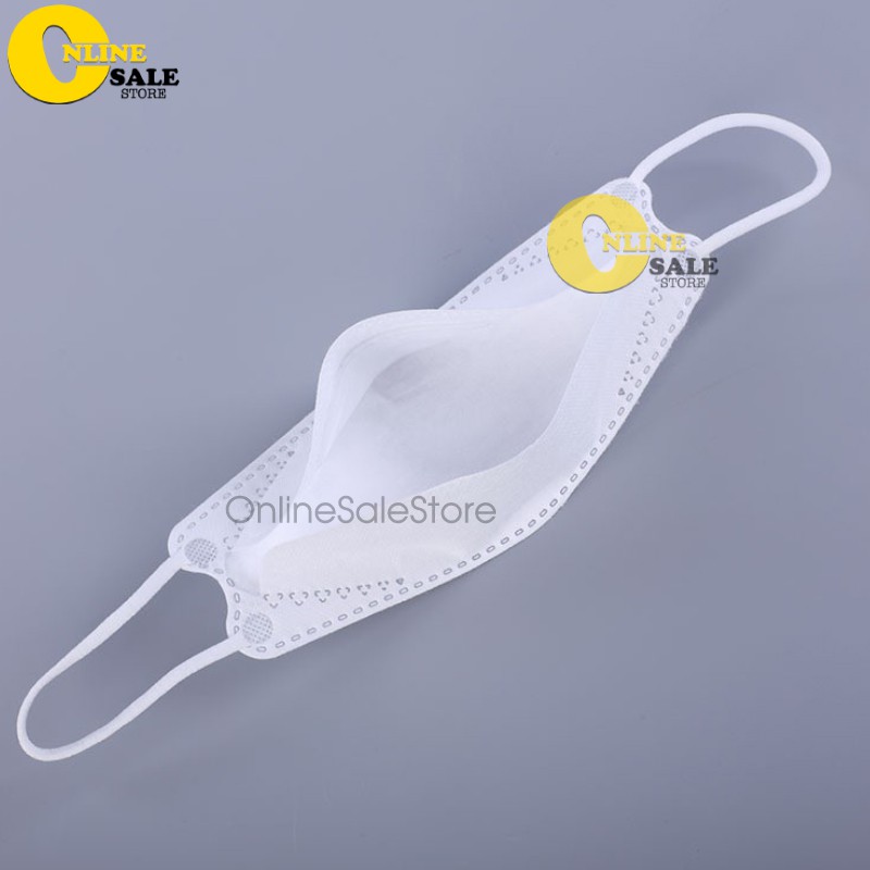 10 chiếc Khẩu trang 4Dkháng khuẩn KF94 4 lớp ôm trọn 2/3 khuôn mặt, không làm lem son, không kích ứng với da nhạy cảm