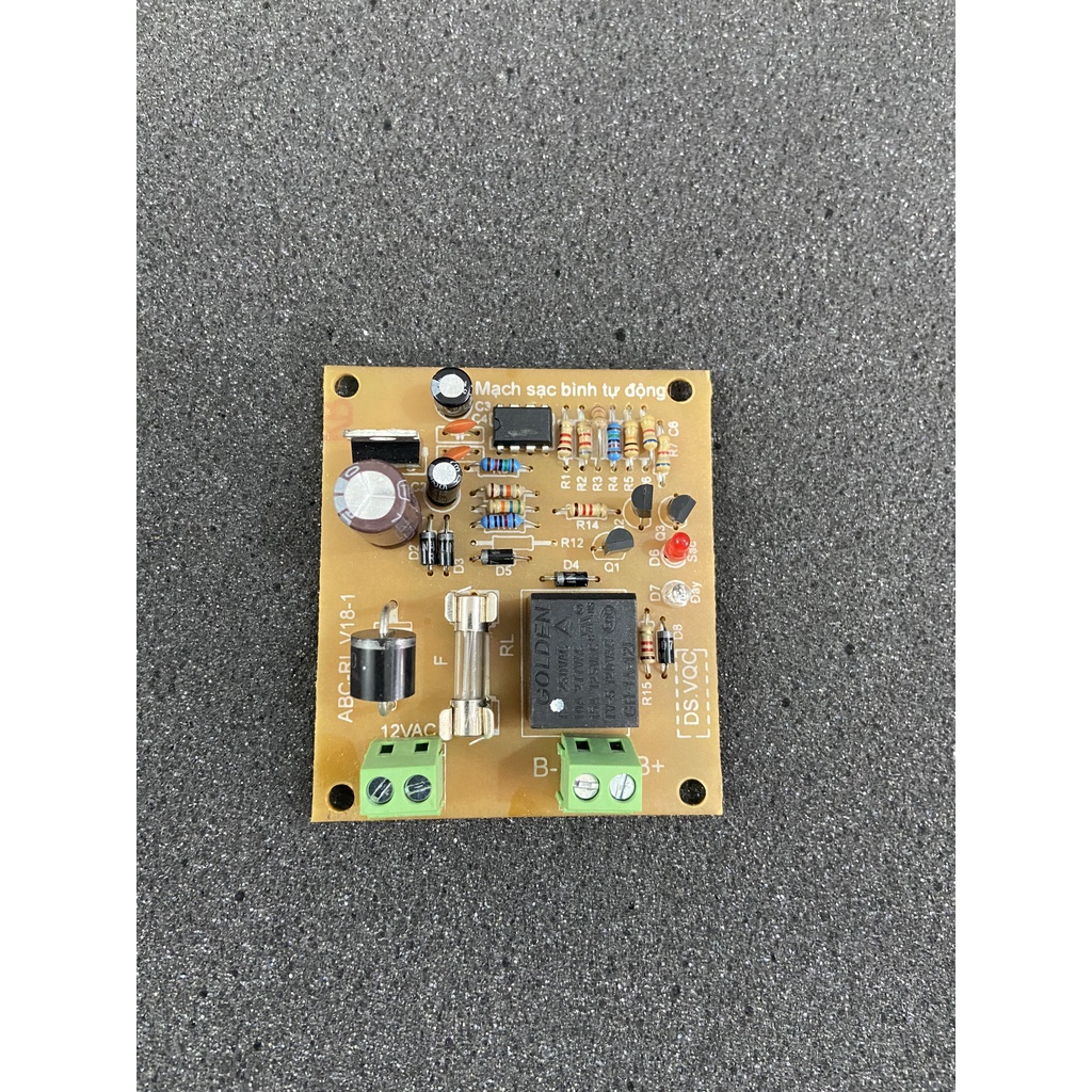 Mạch sạc bình ắc quy 12v tự ngắt