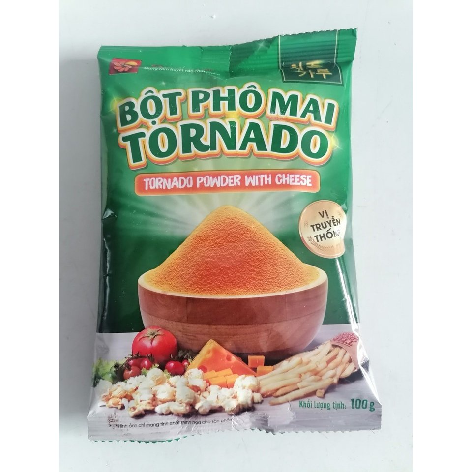 Siêu Sale Bột phô mai lắc Tornado vị truyền thống 100gr